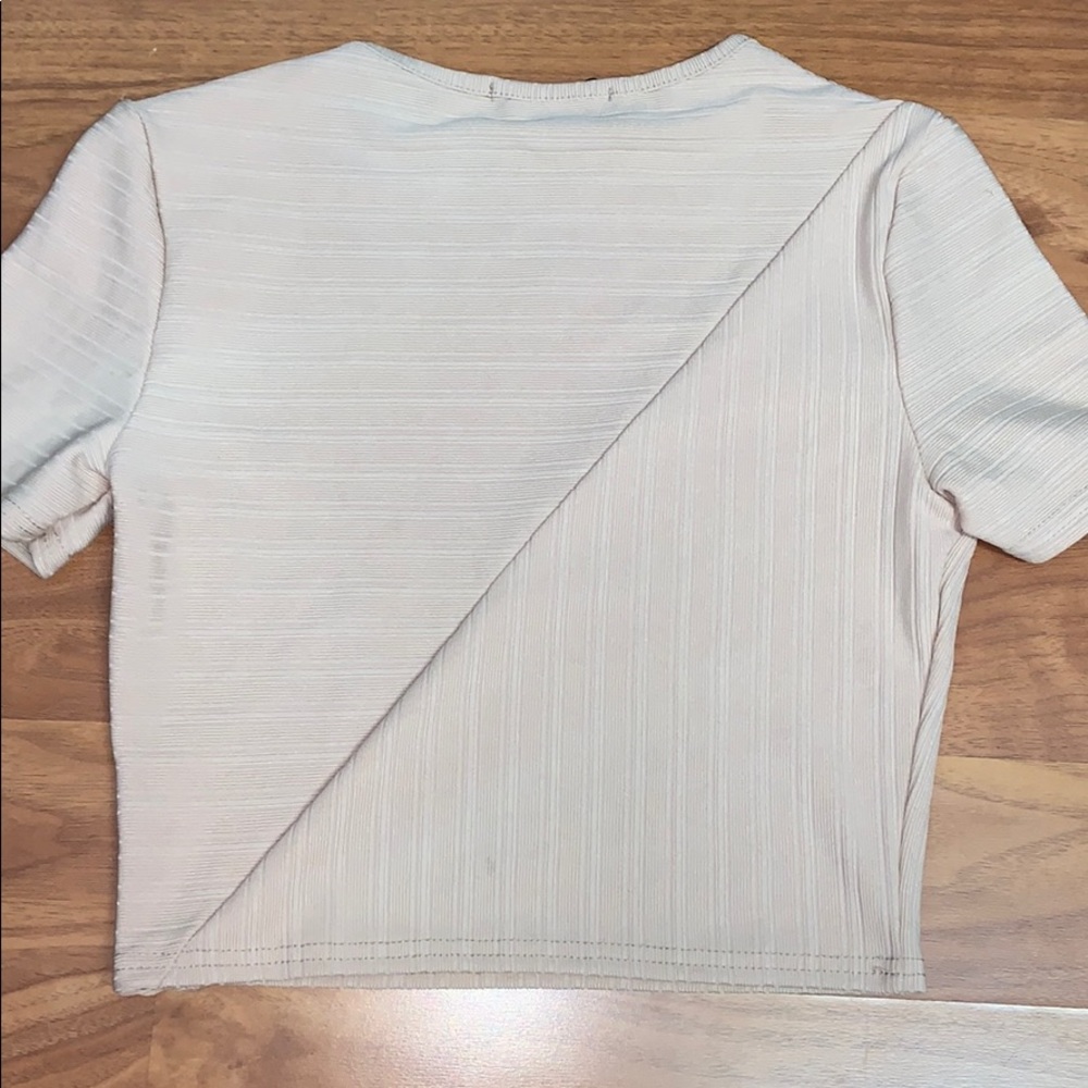 NWT Missguided Ribbed Crop Top - Picture 3 of 4